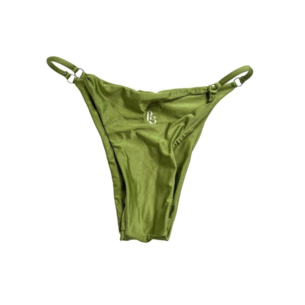 PS Cutout Bikini Bottoms in Green